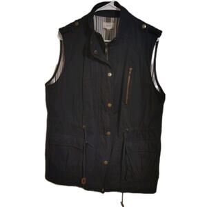 Perch Vest Size 1x Woman's Navy Blue Outdoors Utility Blu Pepper Sleeveless Camp